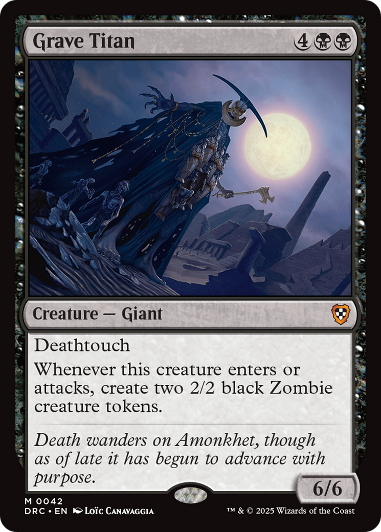 Image of Grave Titan (DRC-042) - Commander: Aetherdrift