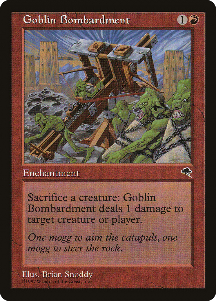 Image of Goblin Bombardment (TMP-179) - Tempest