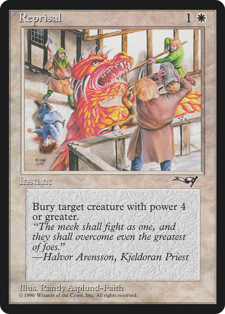 Image of Reprisal (Red Dragon) (ALL-145) - Alliances