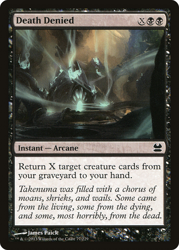 Image of Death Denied (MMA-077) - Modern Masters Foil