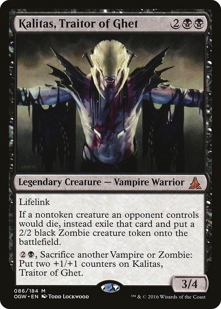 Image of Kalitas, Traitor of Ghet (OGW-086) - Oath of the Gatewatch