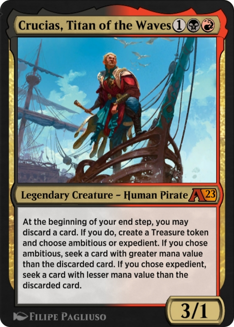 Image of Crucias, Titan of the Waves (YBRO-018) - Alchemy: The Brothers' War