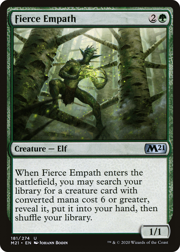 Image of Fierce Empath (M21-181) - Core Set 2021