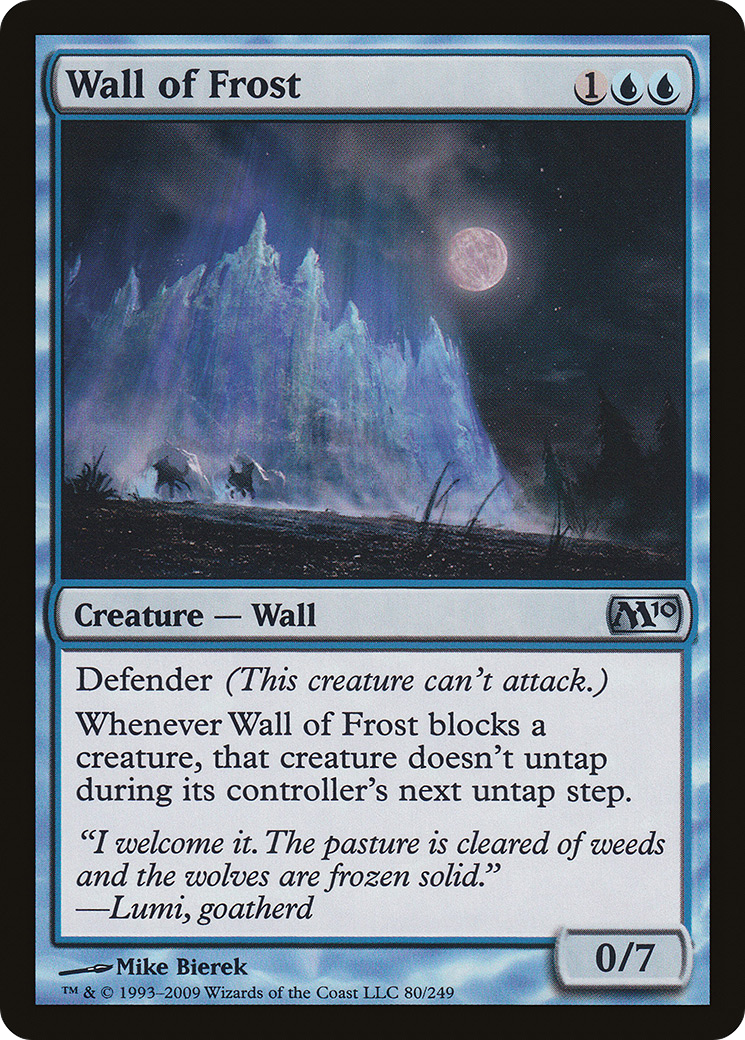 Image of Wall of Frost (M10-080) - Magic 2010