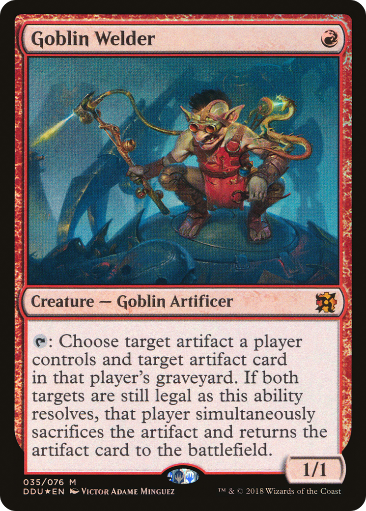Image of Goblin Welder (DDU-035) - Duel Decks: Elves vs. Inventors Foil