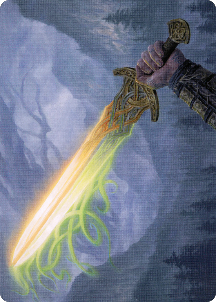 Image of Sword of Hearth and Home // Sword of Hearth and Home (AMH2-064) - Modern Horizons 2 Art Series (Borderless)