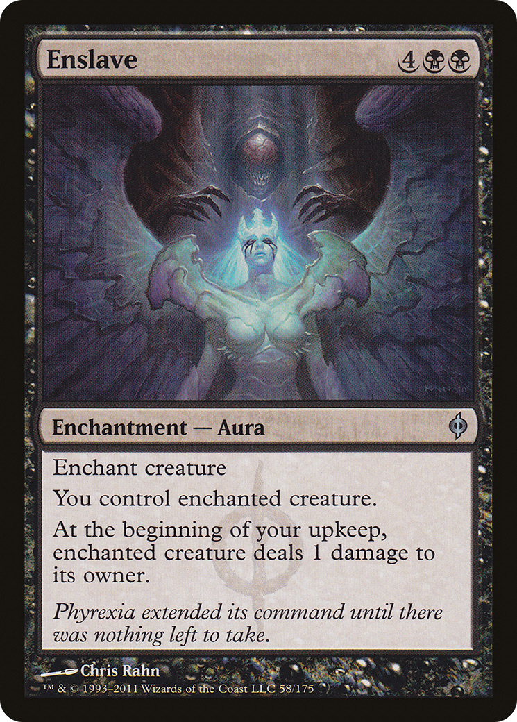 Image of Enslave (NPH-058) - New Phyrexia Foil