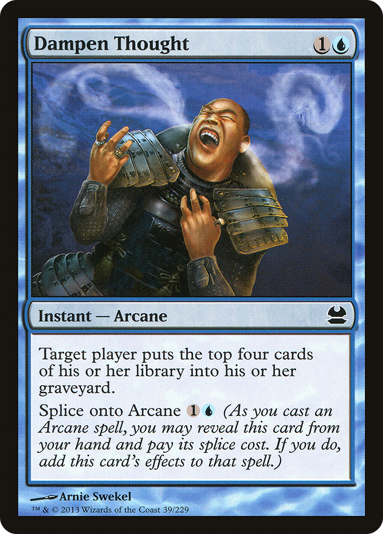 Image of Dampen Thought (MMA-039) - Modern Masters Foil