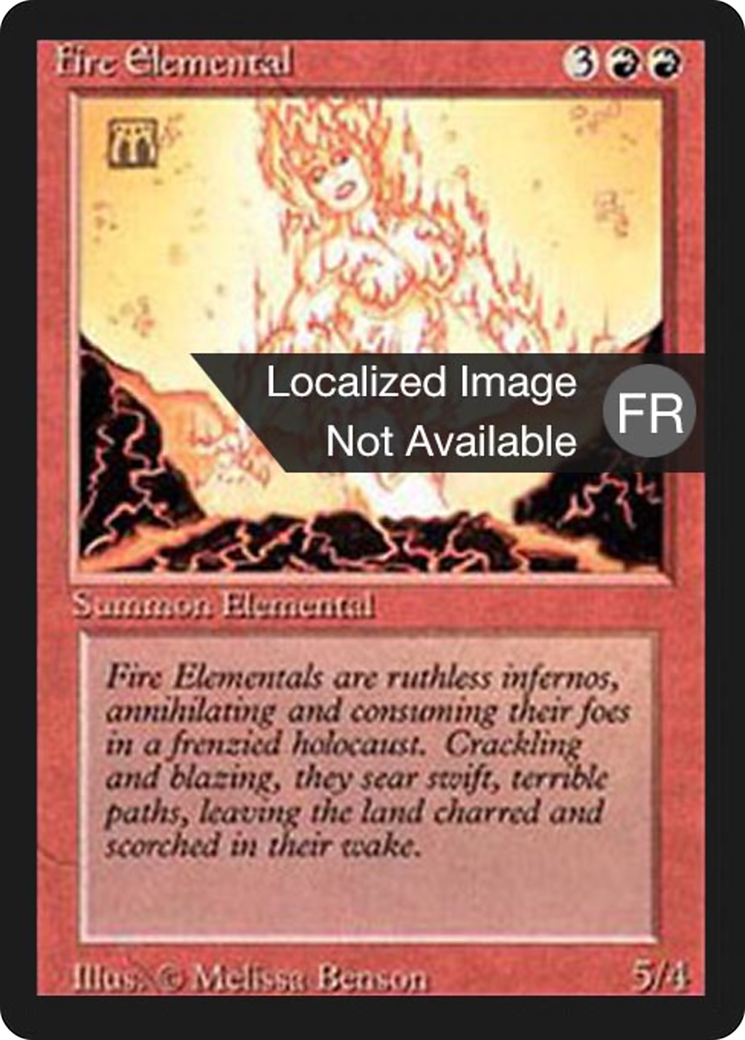Image of Fire Elemental (FBB-) - Foreign Black Border