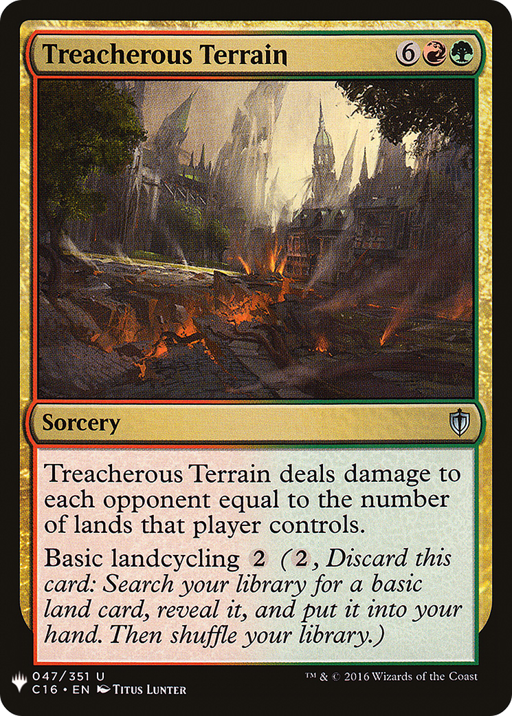 Image of Treacherous Terrain (LIST-047/351) - The List