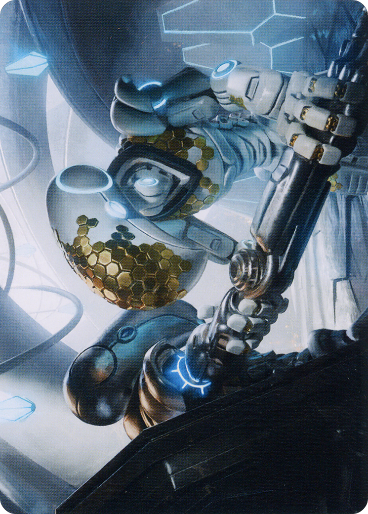 Image of Myr Kinsmith // Myr Kinsmith (AONE-056) - Phyrexia: All Will Be One Art Series (Borderless) Foil