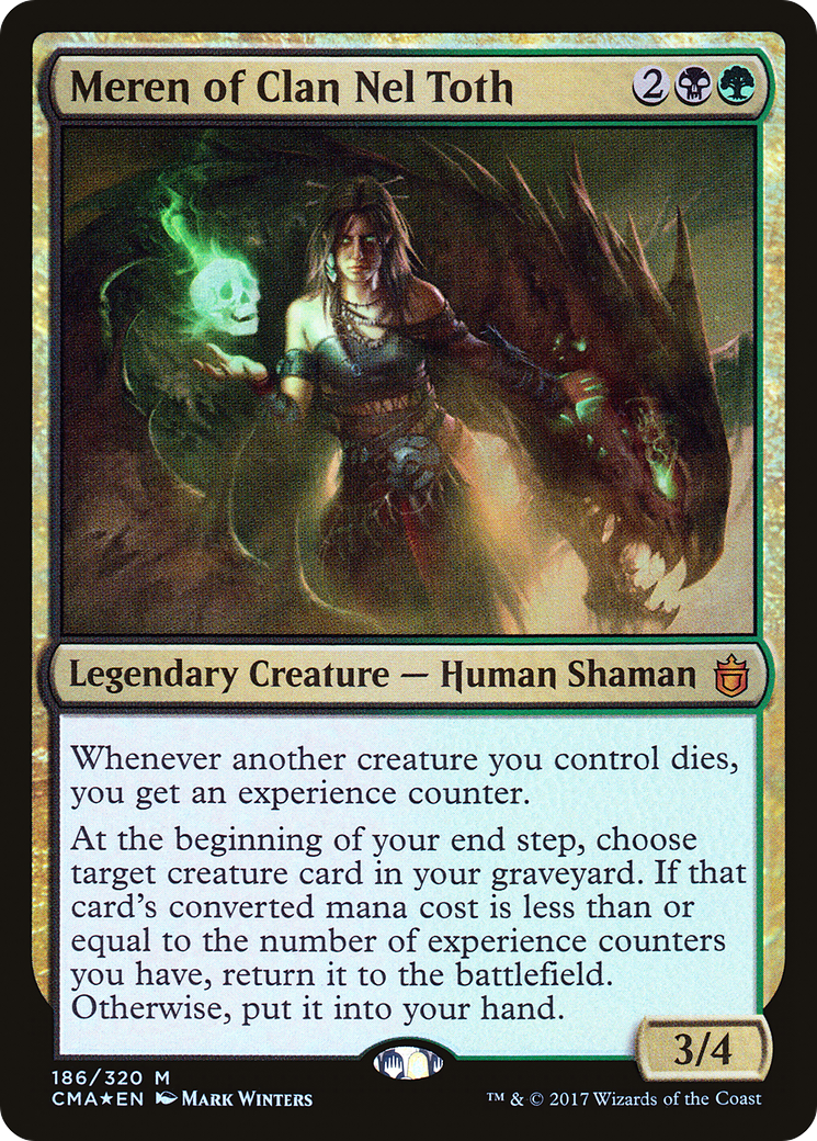 Image of Meren of Clan Nel Toth (CMA-186) - Commander Anthology Foil