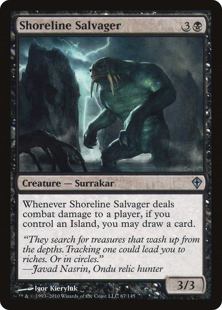 Image of Shoreline Salvager (WWK-067) - Worldwake Foil