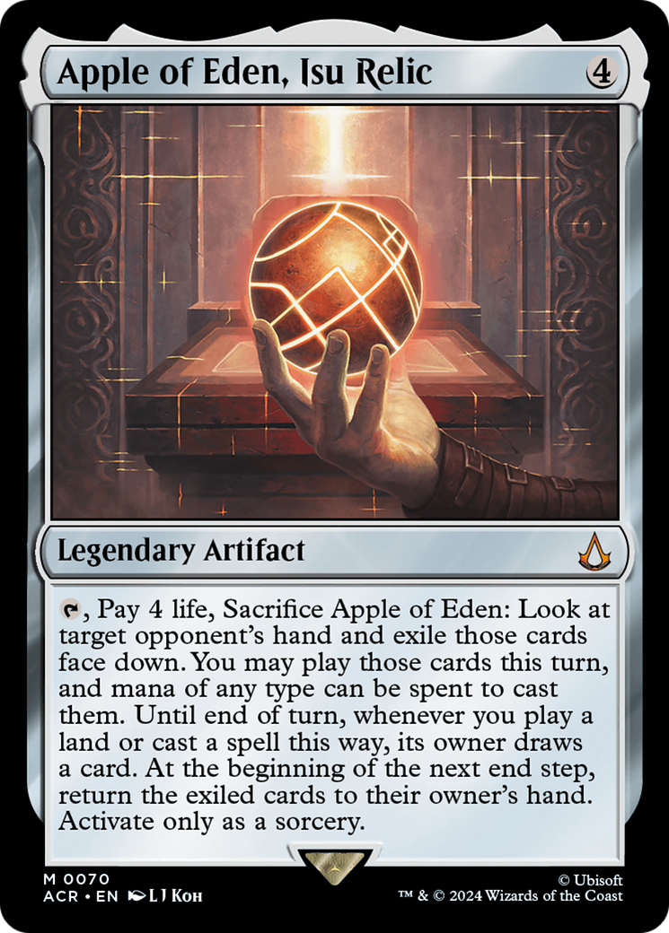 Image of Apple of Eden, Isu Relic (ACR-070) - Assassin's Creed