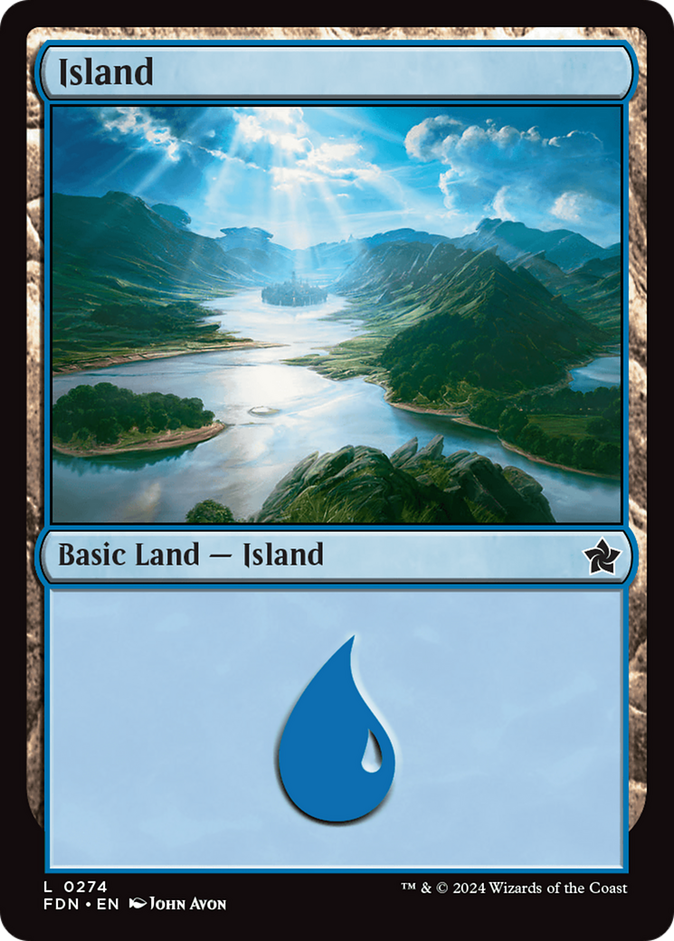Image of Island (0274) (FDN-274) - Foundations Foil