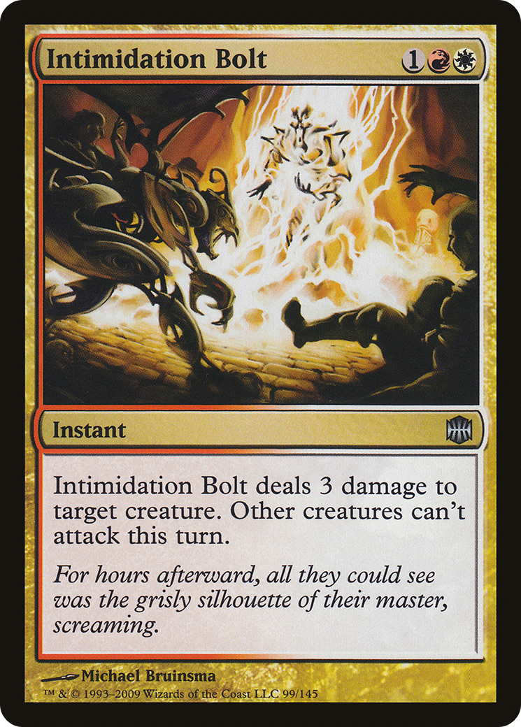 Image of Intimidation Bolt (ARB-099) - Alara Reborn Foil