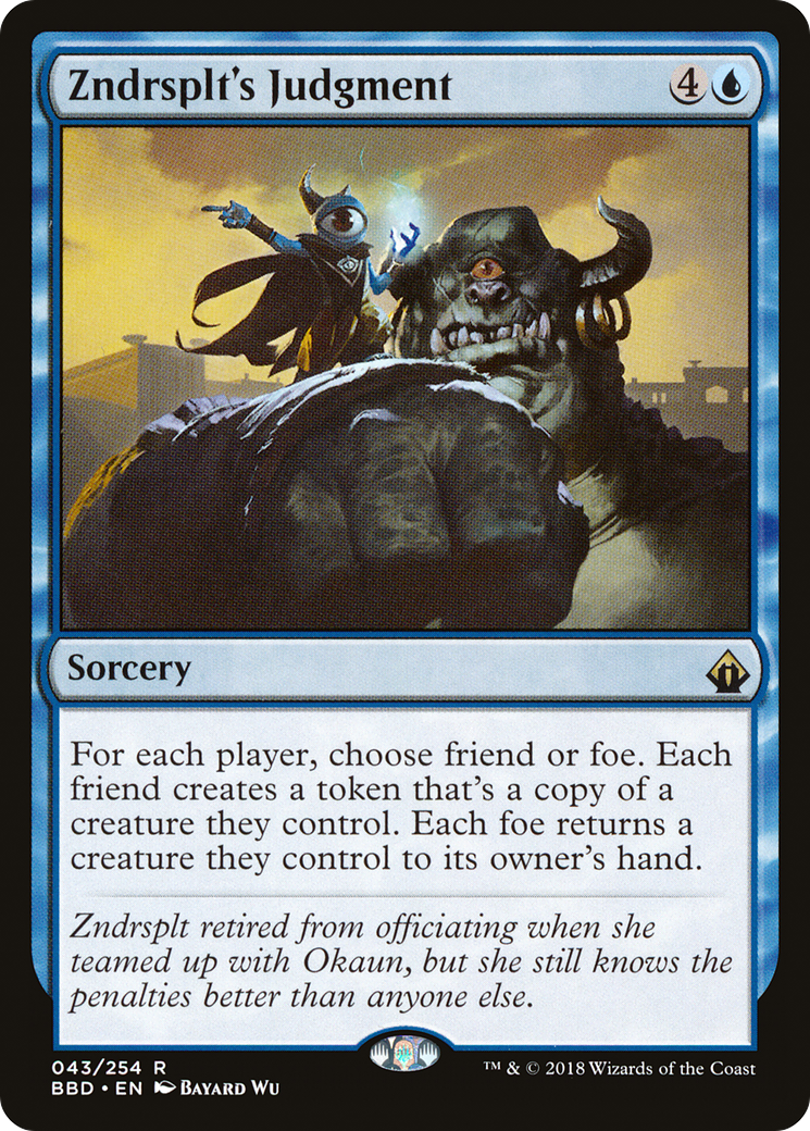Image of Zndrsplt's Judgment (BBD-043) - Battlebond Foil