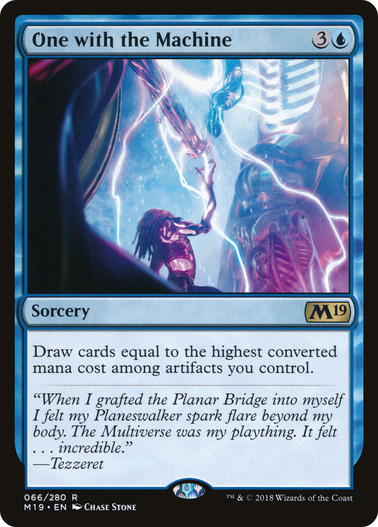 Image of One with the Machine (M19-066) - Core Set 2019 Foil