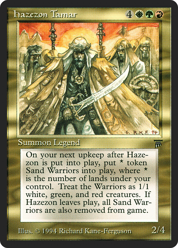 Image of Hazezon Tamar (LEG-) - Legends