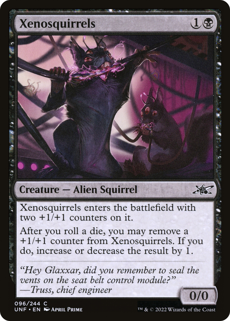 Image of Xenosquirrels (UNF-096) - Unfinity