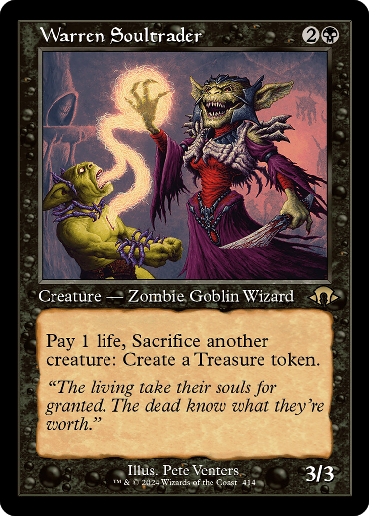 Image of Warren Soultrader (Retro Frame) (MH3-414) - Modern Horizons 3 Foil