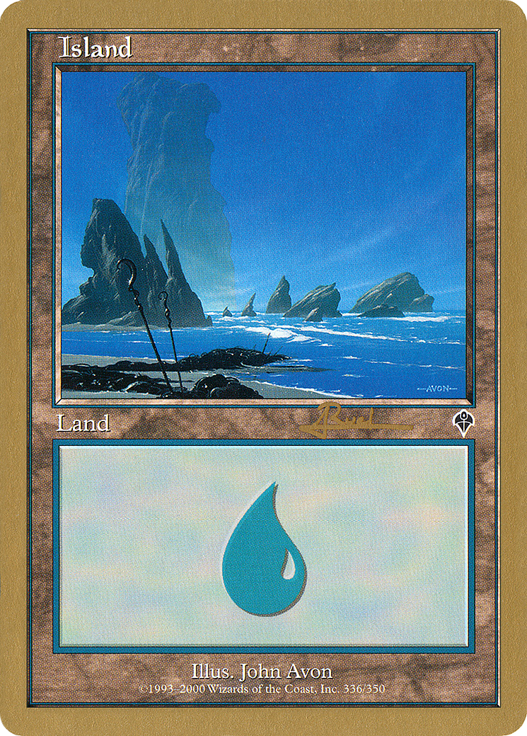 Image of Island (336) - 2001 Antoine Ruel (INV) (WCD-) - World Championship Decks 2001