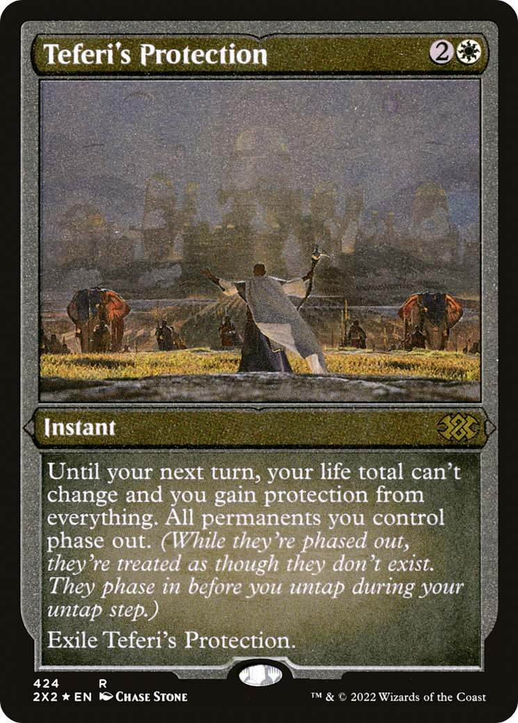 Image of Teferi's Protection (Foil Etched) (2X2-424) - Double Masters 2022 Foil