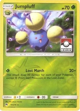 Image of Jumpluff 014/214  - Reverse Holofoil League & Championship Cards - Promo