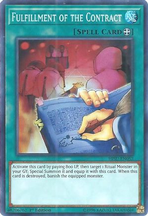 Image of Fulfillment of the Contract (HISU-EN052) - Hidden Summoners 1st Edition