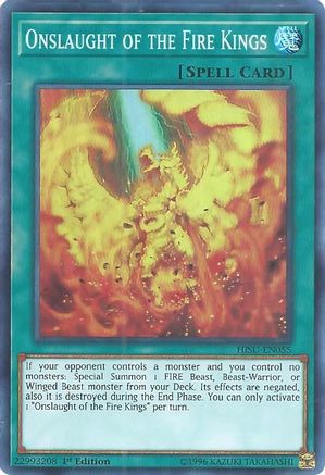 Image of Onslaught of the Fire Kings (HISU-EN055) - Hidden Summoners 1st Edition