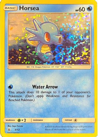 Image of Horsea 003/12  - Holofoil McDonalds Promos 2018 - Promo