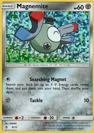 Image of Magnemite 008/12  - Holofoil McDonalds Promos 2018 - Promo