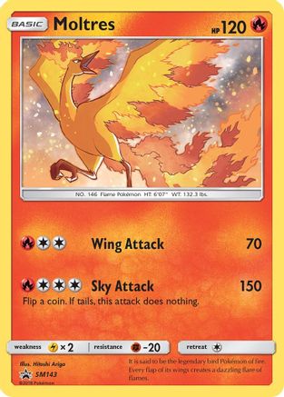 Image of Moltres SM143  - Holofoil SM Promos - Promo