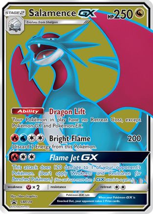 Image of Salamence GX SM139  - Holofoil SM Promos - Promo