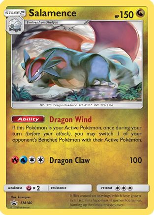 Image of Salamence SM140  - Holofoil SM Promos - Promo