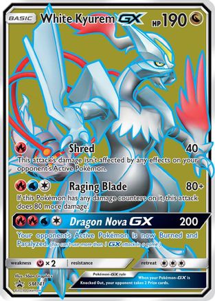 Image of White Kyurem GX SM141  - Holofoil SM Promos - Promo