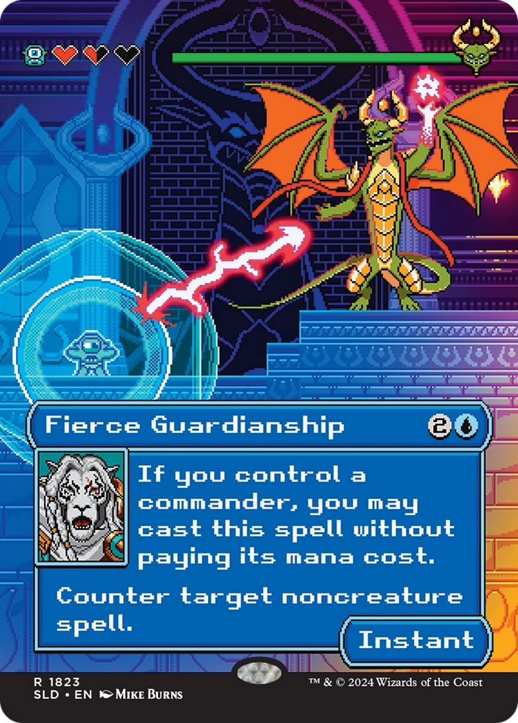 Image of Fierce Guardianship (SLD-1823) - Secret Lair Drop (Borderless) Foil