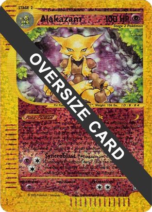 Image of Alakazam 001/12  - Reverse Holofoil Jumbo Cards - Promo
