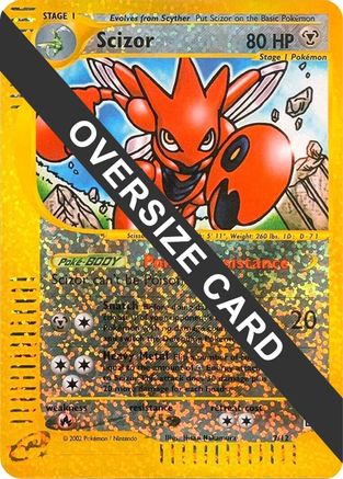 Image of Scizor 007/12  - Reverse Holofoil Jumbo Cards - Promo