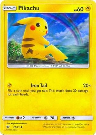 Image of Pikachu (Water Web Holo) 028/73  - Holofoil Miscellaneous Cards & Products - Promo