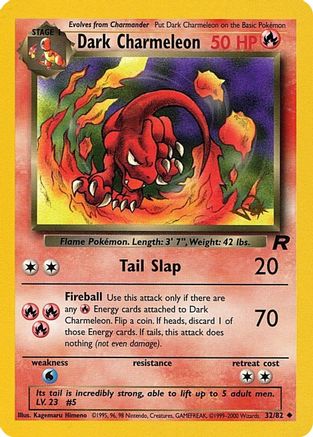 Image of Dark Charmeleon [W Stamped] 032/82  WoTC Promo - Promo