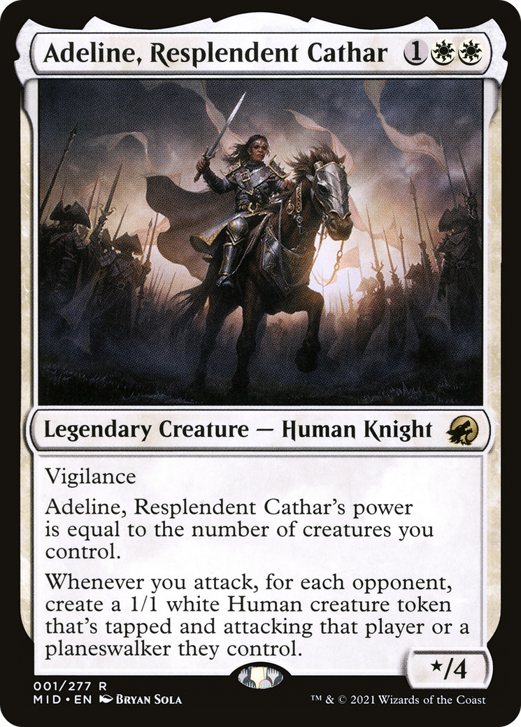 Image of Adeline, Resplendent Cathar (MID-001) - Innistrad: Midnight Hunt