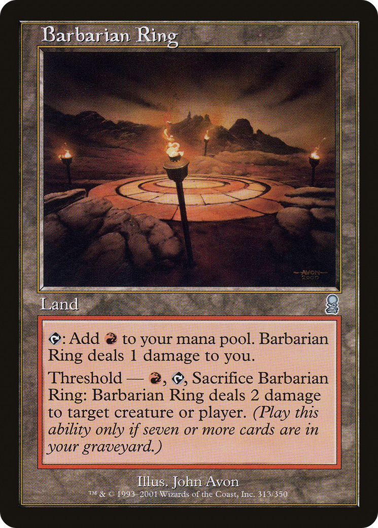 Image of Barbarian Ring (ODY-313) - Odyssey Foil