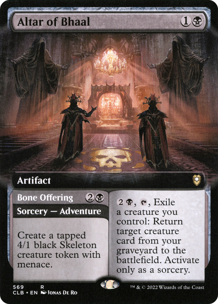 Image of Altar of Bhaal (Extended Art) (CLB-569) - Commander Legends: Battle for Baldur's Gate: (Extended Art)