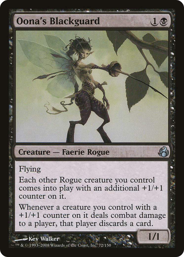 Image of Oona's Blackguard (MOR-072) - Morningtide Foil