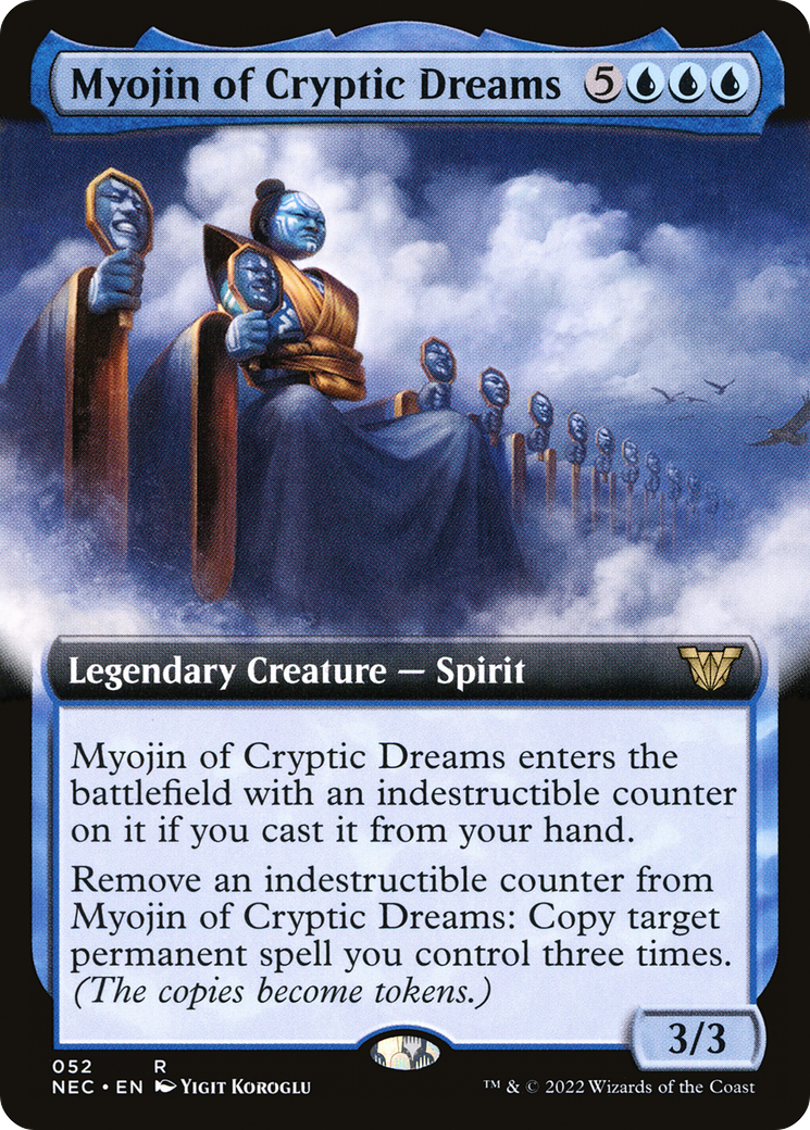 Image of Myojin of Cryptic Dreams (Extended Art) (NEC-052) - Neon Dynasty Commander: (Extended Art)