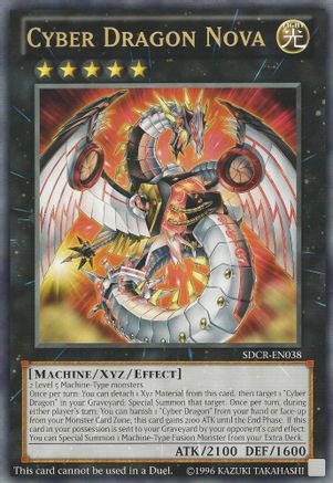 Image of Cyber Dragon Nova (Oversized) (Machine Madness) (SDCR-EN038) - Yu-Gi-Oh! Value Boxes Limited