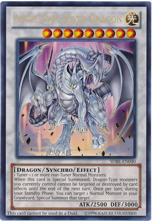 Image of Azure-Eyes Silver Dragon (Oversized) (Silver Dragon) (SDBE-EN040) - Yu-Gi-Oh! Value Boxes Limited