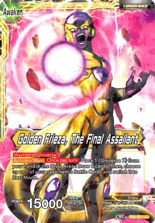 Image of Frieza // Golden Frieza, The Final Assailant (2018 Big Card Pack) (TB1-073) - Promotion Cards