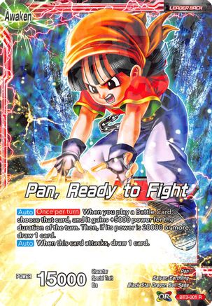 Image of Pan // Pan, Ready to Fight (2018 Big Card Pack) (BT3-001) - Promotion Cards
